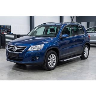 Боковые Подножки Maya V1 (2 шт., Алюминий) Volkswagen Tiguan 2007-2016 гг. фото 1