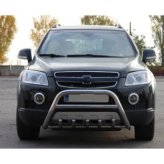Передняя дуга WT003 (нерж. сталь) Chevrolet Captiva 2006-2019 гг. фото 3