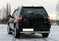 Chery Tiggo 1 2005-2016 гг. Задняя дуга Нержавейка d51 фото 2