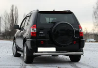 Chery Tiggo 1 2005-2016 гг. Задняя дуга Нержавейка d60 фото 2