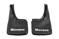 Opel Movano 2004-2010 гг. Премиум модельные брызговики с углублением (2 шт, резина) фото 2