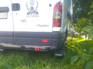 Renault Master 1998-2010 гг. Премиум модельные брызговики с углублением (2 шт, резина) фото 6