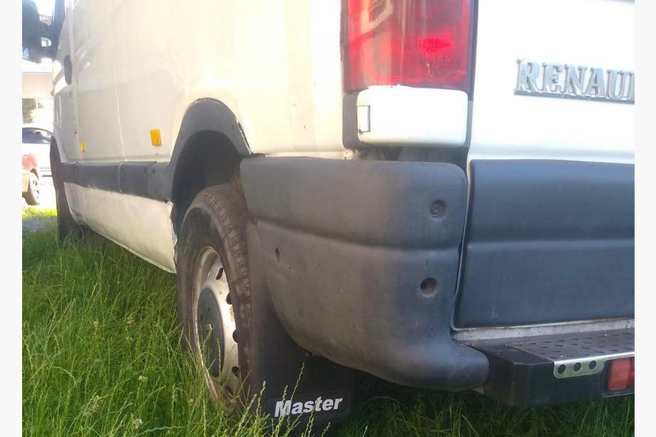 Renault Master 1998-2010 гг. Премиум модельные брызговики с углублением (2 шт, резина) Фото 5