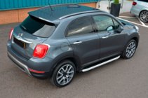 Fiat 500X 2014-2024 гг. Боковые Подножки Fullmond (2 шт., Алюминий) фото 5