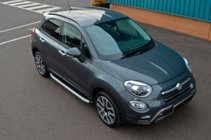 Fiat 500X 2014-2024 гг. Боковые Подножки Fullmond (2 шт., Алюминий) фото 3