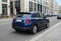 Fiat 500X 2014-2024 гг. Боковые Подножки Maya V1 (2 шт., Алюминий) фото 1