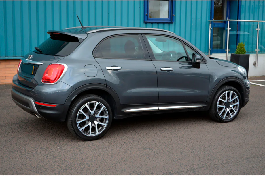 Fiat 500X 2014-2024 гг. Хромированные молдинги на двери (4 шт) Фото 4