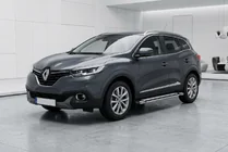 Renault Kadjar 2015-2022 гг. Боковые Подножки Rainbow (2 шт., Алюминий) фото 1