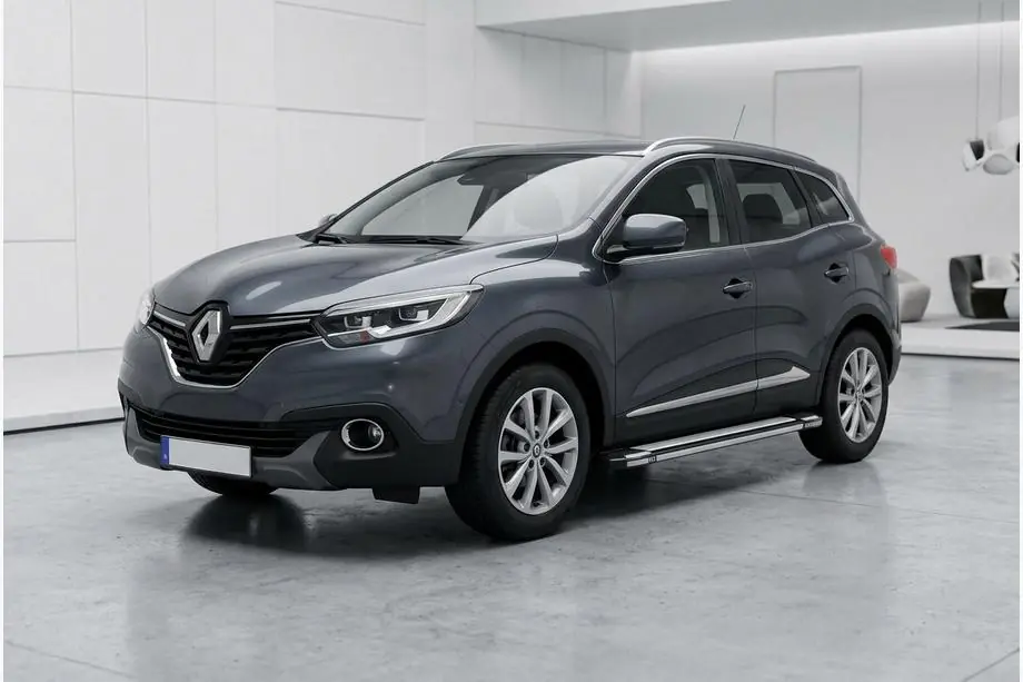 Renault Kadjar 2015-2022 гг. Боковые Подножки Rainbow (2 шт., Алюминий) Image