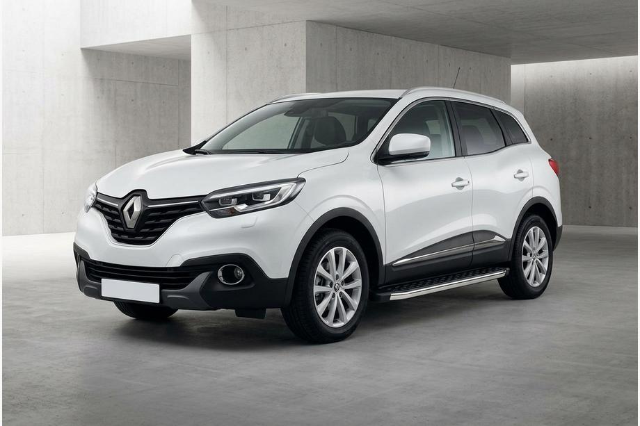 Renault Kadjar 2015-2022 гг. Боковые Подножки BlackLine (2 шт., Алюминий) Image