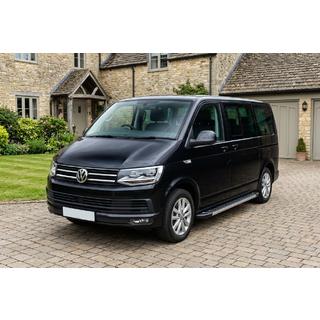 Боковые пороги RedLine V1 (2 шт., алюминий) Volkswagen T6 2015-2024 гг. фото 1