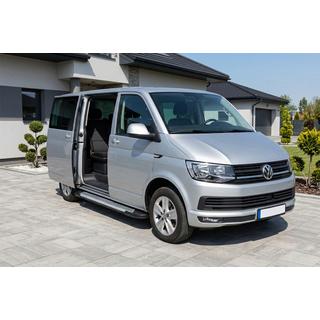Боковые Подножки Line (2 шт., Алюминий) Volkswagen T6 2015-2024 гг. фото 1