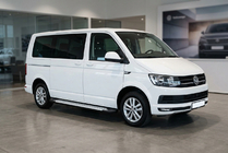 Volkswagen T6 2015-2024 гг. Боковые пороги Allmond Grey (2 шт., алюминий) фото 1
