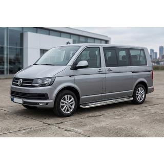 Боковые Подножки Maydos V2 (2 шт., нержавейка) Volkswagen T6 2015-2024 гг. фото 1