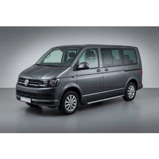 Боковые Подножки Maya (2 шт., Алюминий) Volkswagen T6 2015-2024 гг. фото 1
