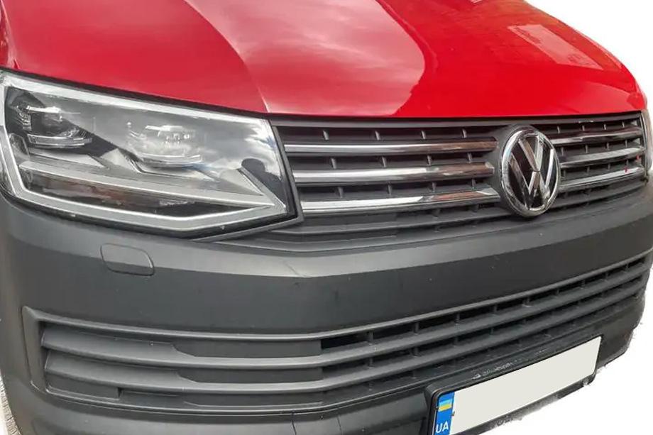 Volkswagen T6 2015-2024 гг. Хром Накладки на Решетку 2015-2019 (4 шт, нерж сталь) Image