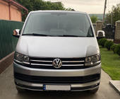 Volkswagen T6 2015-2024 гг. Накладки на верхнюю решетку 2015-2019 (2 шт, нержавейка) фото 2