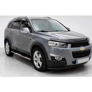 Боковые трубы (2 шт., нержавейка) Chevrolet Captiva 2006-2019 гг. фото 1