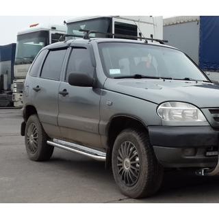 Niva Chevrolet Боковые пороги Премиум в ассортименте