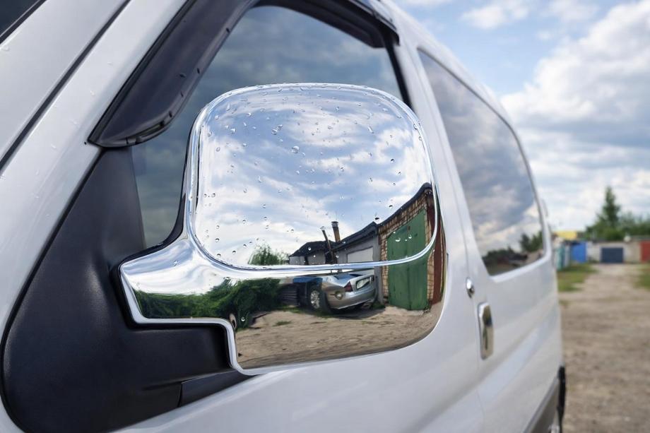 Citroen Berlingo 1996-2008 гг. Накладки на Зеркала (2 шт., пластик) Image