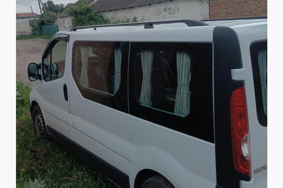 Opel Vivaro 2001–2015 гг. Черные рейлинги Фото 10