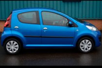 Citroen C-1 2005-2014 гг. Накладки на дверные ручки из нержавеющей стали фото 1