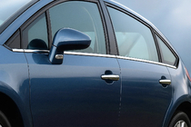 Citroen C-4 2004-2010 гг. Хромированные Окантовки Окон Нержавейка фото 1