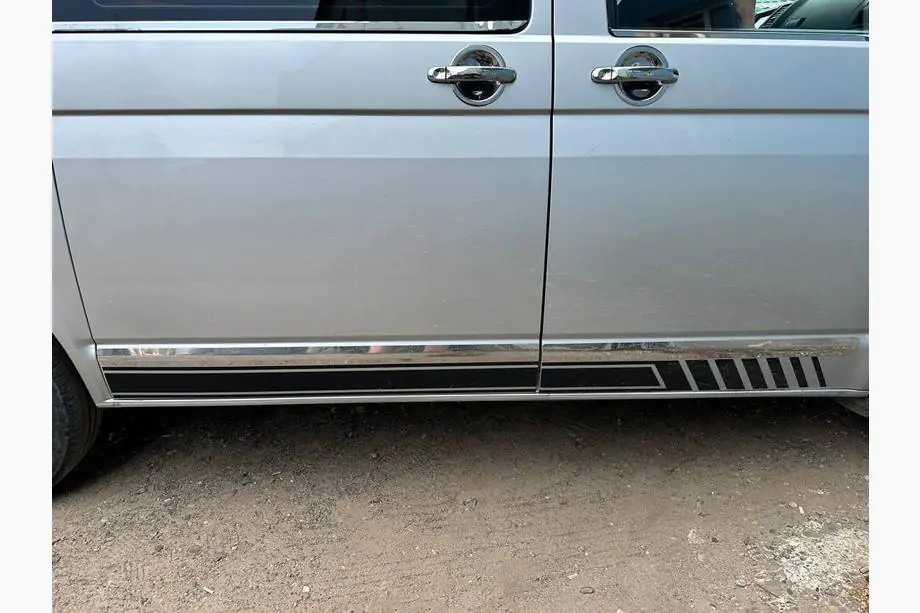 Volkswagen T6 2015-2024 гг. Накладки на дверные ручки из нержавеющей стали Фото 15