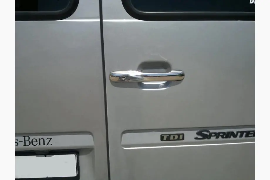 Mercedes Vito W638 1996-2003 гг. Хромированные Накладки на Ручки (Нержавеющая Сталь) Фото 6