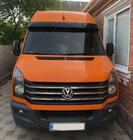 Volkswagen Crafter 2006-2016 гг. Хромированные Накладки на Решетку 2011-2017 OmsaLine - Итальянская Нержавейка фото 2