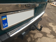Mercedes Sprinter W906 2006–2018 гг. Накладка из нержавейки над номером Carmos - Турецкая Нержавеющая Сталь фото 3