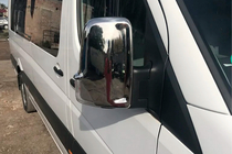 Mercedes Sprinter W906 2006–2018 гг. Хромированные Накладки на Зеркала (2 шт.) Carmos, Турецкая сталь фото 8
