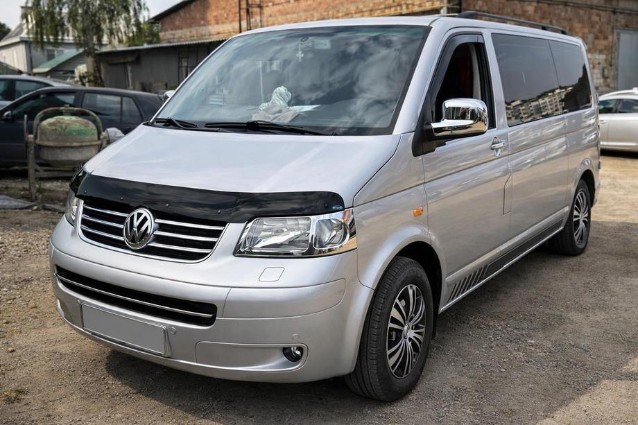 Volkswagen T5 Multivan 2003–2010 гг. Хромированные Накладки на Зеркала (2 шт.) Carmos - Полированная Нержавеющая Сталь Image