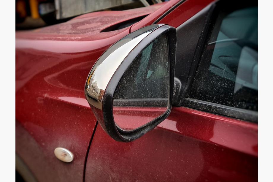Nissan Qashqai 2010-2014 гг. Накладки на Зеркала (2 шт., Нержавейка) Фото 4