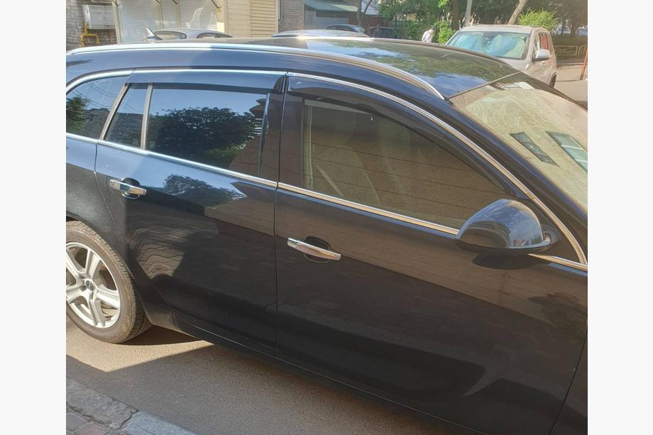 Opel Insignia 2008-2017 гг. Хромированные Накладки на Ручки (4 шт) Carmos - Турецкая Нержавеющая Сталь Image