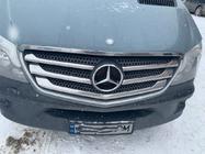 Mercedes Sprinter W906 2006–2018 гг. Окантовка решетки радиатора (2013↗, нержавейка) фото 4