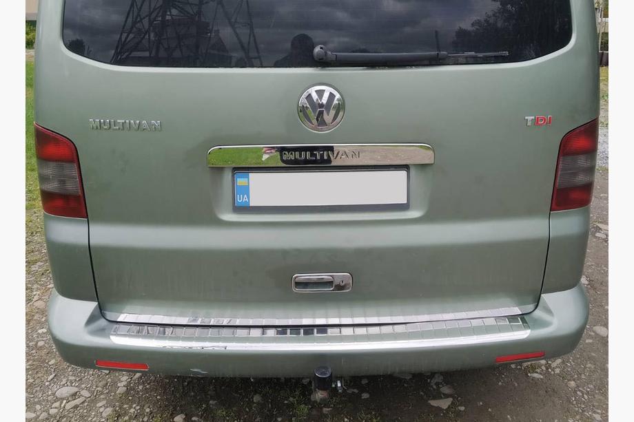 Volkswagen T5 Caravelle 2004-2010 гг. Накладка на ручку багажника Нержавейка Image