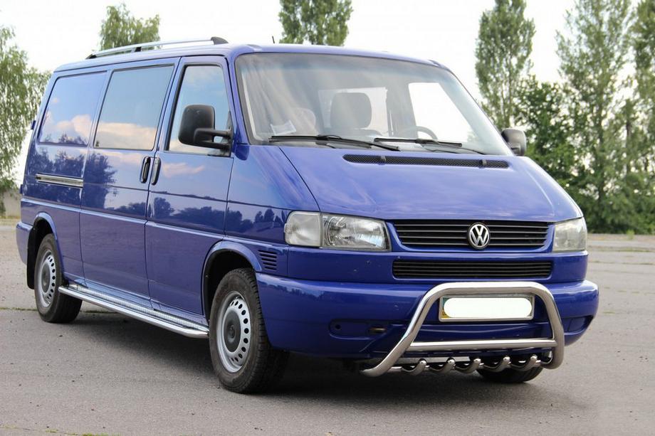 Volkswagen T4 Caravelle/Multivan 1990–2003 гг. Кенгурятник WT003 60мм Нержавейка 51мм, без надписи Фото 3