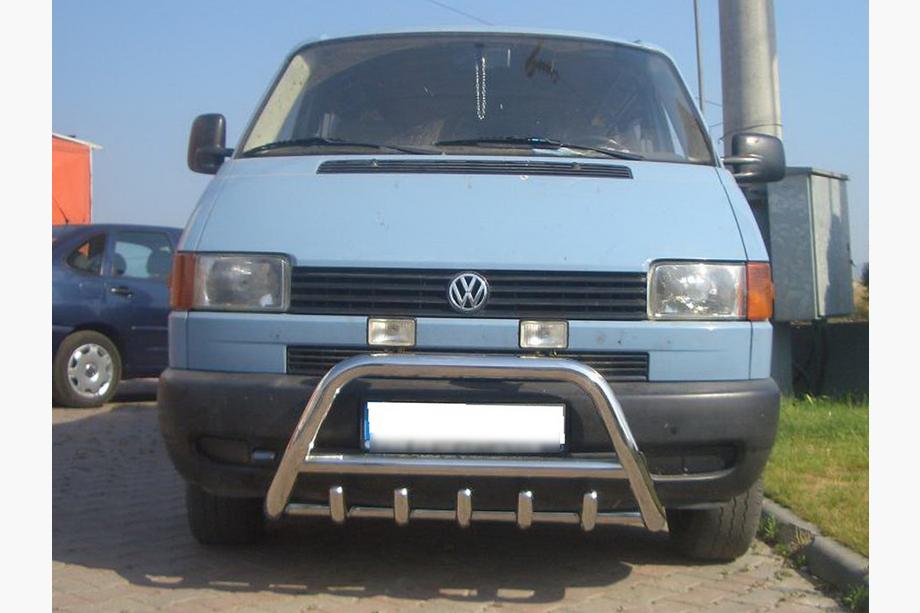 Volkswagen T4 Caravelle/Multivan 1990–2003 гг. Кенгурятник WT003 60мм Нержавейка 51мм, без надписи Фото 9
