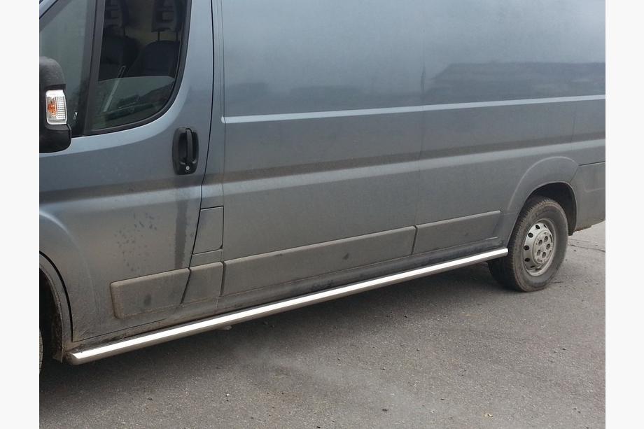 Citroen Jumper 2007-2025 гг. Боковые трубы (2 шт., нержавейка) Image