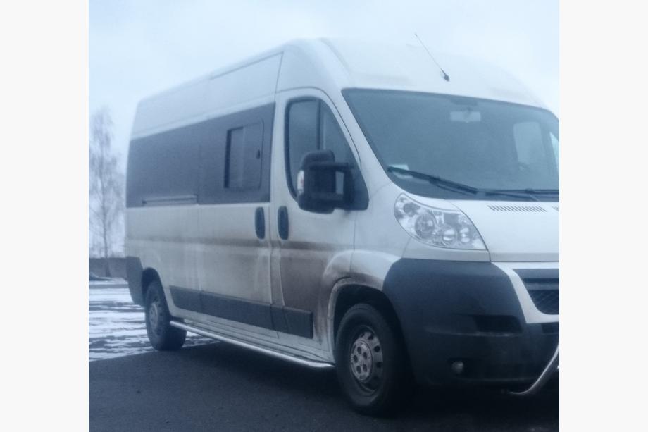 Citroen Jumper 2007-2025 гг. Боковые Подножки Premium (2 шт., Нержавейка) Длинная База, Ø60 Фото 2