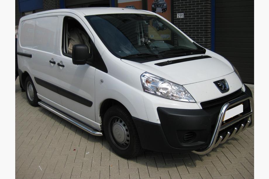 Citroen Nemo 2007-2017 гг. Боковые Подножки Premium (2 шт., Нержавейка) Ø60 Image