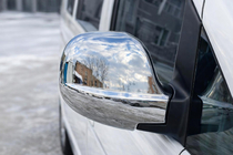 Mercedes Vito W639 2004-2014 гг. Хромированные Накладки на Зеркала VITO 2004-2010 (2 шт) Carmos - Турецкая сталь фото 1