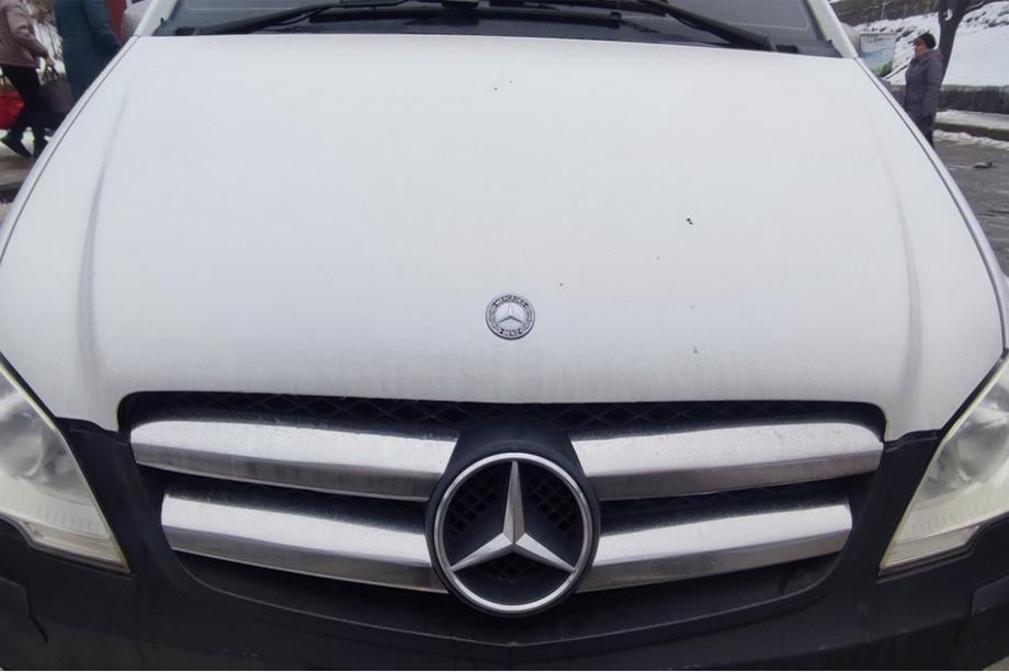Mercedes Vito W639 2004-2014 гг. Накладки на решетку 2010-2015 Нержавеющая сталь Carmos - Турецкая Нержавеющая Сталь Фото 3