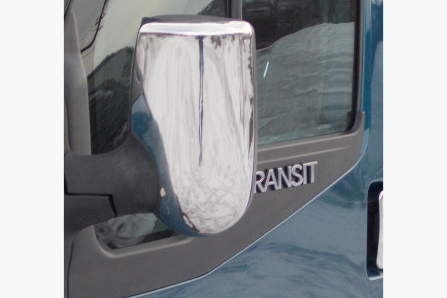 Ford Transit 2000–2014 гг. Хромированные Накладки на Зеркала (2 шт.) Carmos - Хромированный пластик Фото 3