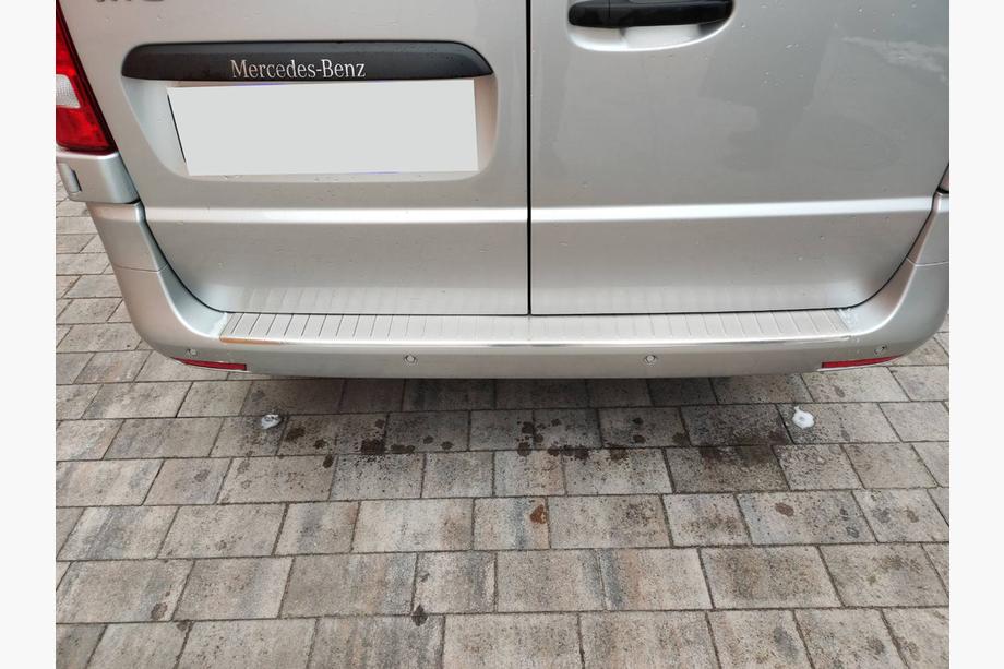Mercedes Vito/V-class W447 2014- гг. Накладка на задний бампер OmsaLine Нержавейка Матовый Фото 12