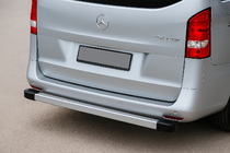Mercedes Vito/V-class W447 2014- гг. Задняя дуга Moonlight (Алюминий) Черный фото 1