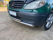 Mercedes Viano 2004-2014 гг. Передняя защита ST014 (нержавейка) 60/42мм фото 2