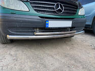 Mercedes Viano 2004-2014 гг. Передняя защита ST014 (нержавейка) 60/42мм фото 1