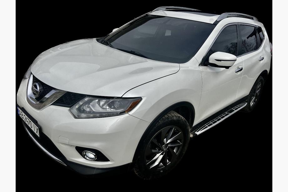 Nissan X-trail T32/Rogue 2014-2021 гг. Боковые Подножки OEM V2 (Тип B) Image